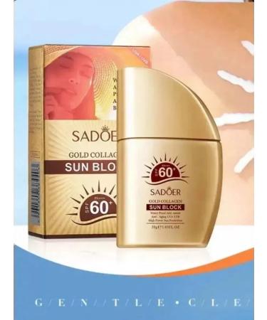 Sunscreen with collagen for the face and body