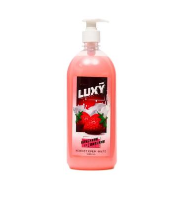 Luxy Cream-soap liquid strawberries with cream with a dispenser 1 l 3pcs - Buy Online on GoSupps.com