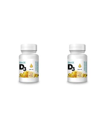 Clover LLC Vitamin D3 2000MU N30 caps 450mg - 2pcs