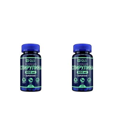 GLS pharmaceuticals GLS spirulina N100 caps 400 mg - 2pcs