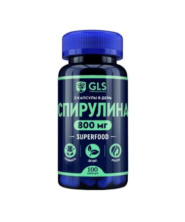 GLS pharmaceuticals GLS spirulina N100 caps 400 mg