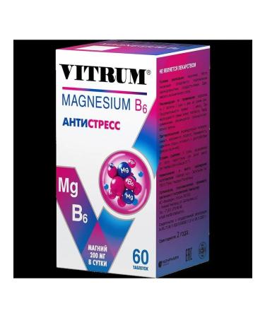 Vitrum Magnesium B6 N60 Table P O 1200 mg - Buy Online on GoSupps.com