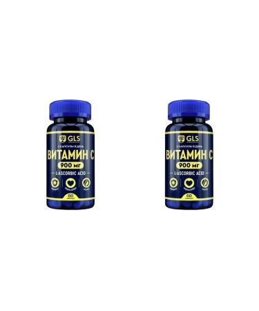 GLS pharmaceuticals GLS Vitamin C 900 N60 caps 500 mg - 2pcs