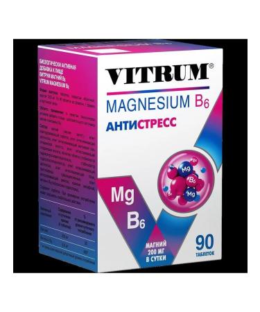 Vitrum Magnesium B6 N90 Table P O 1200 mg - Buy Online on GoSupps.com