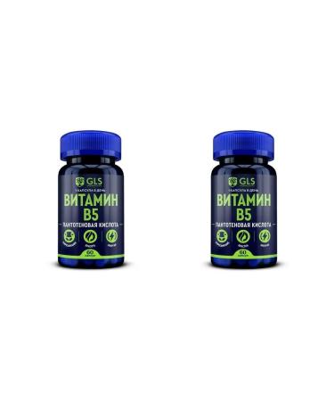 GLS pharmaceuticals GLS vitamin B5 N60 caps 240mg - 2pcs