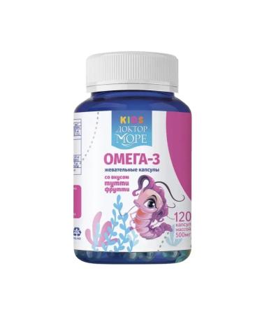 Doctor Sea Children's omega 3 chewing capsules with VK - 2pcs - Buy Online on GoSupps.com