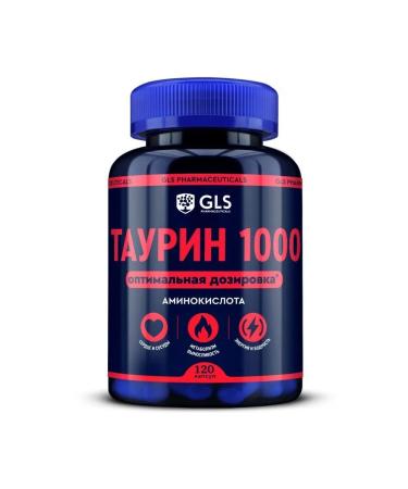 GLS pharmaceuticals GLS Taurin 1000 N120 caps 400 mg - 2pcs - Buy Online on GoSupps.com