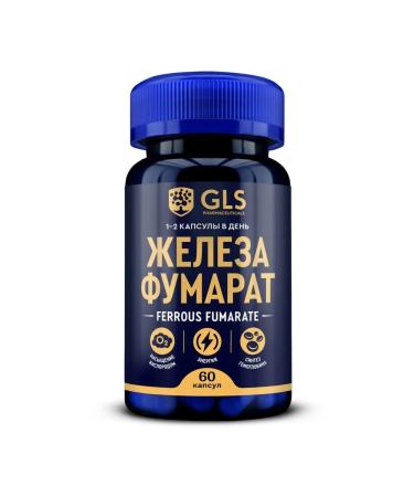 GLS pharmaceuticals GLS iron fumarat n60 caps 270 mg