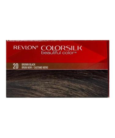 Revlon Revolon hair color Colorsilk 20 Brown Black - Buy Online on GoSupps.com