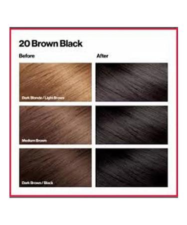 Revlon Revolon hair color Colorsilk 20 Brown Black - Buy Online on GoSupps.com