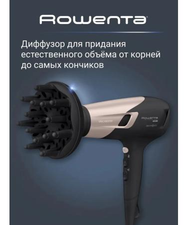 Rowenta Professional hairdryer with two nozzles for perfect styling - Buy Online on GoSupps.com