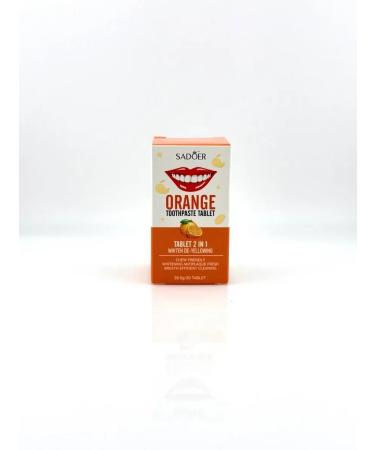 Pakasi Chewing tablets for brushing teeth tasting orange - Buy Online on GoSupps.com