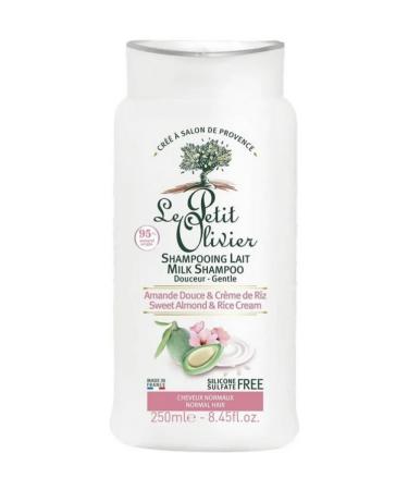 Le Petit Olivier Hair shampoo with sweet almonds and rice cream