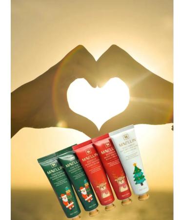Rose Beauty New Year and Christmas set of hand creams 5 pcs - Buy Online on GoSupps.com