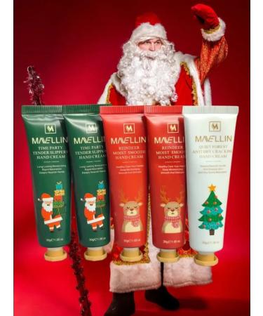 Rose Beauty New Year and Christmas set of hand creams 5 pcs - Buy Online on GoSupps.com