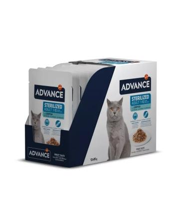 Advance Sterilized wet food for cats 85g x 12 pcs - Buy Online on GoSupps.com