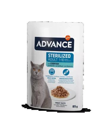 Advance Sterilized wet food for cats 85g x 12 pcs - Buy Online on GoSupps.com