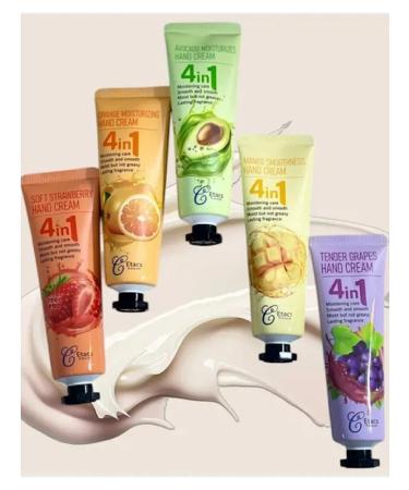 Rose Beauty Hand cream moisturizing gift set 4V1-5pcs - Buy Online on GoSupps.com