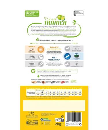 Trainer Natural Adult mini dry dog food 2 kg - Buy Online on GoSupps.com