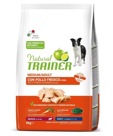 Trainer Natural Adult Medium dry dog food 3 kg - Buy Online on GoSupps.com