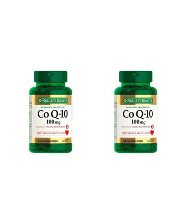 Nature's Bounty Coenzyme Q -10 0.1 N60 caps Natures Bounty - 2pcs