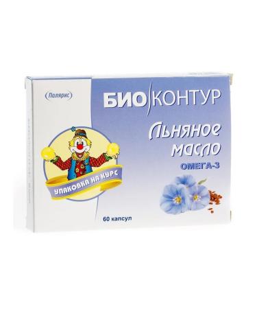 Polaris LLC Biocolon Flax oil n60 caps 340 mg