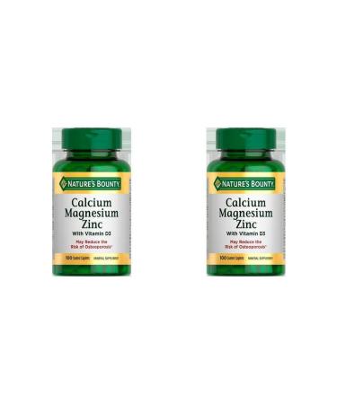 Nature's Bounty Calcium-Magniy-Tsink N100 Table at 1414 mg Natures Boun-2pcs