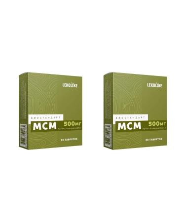 LEKOLIKE Bioststandart MSM methyl sulfonylmethan N60 TA - 2pcs