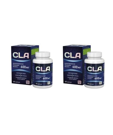 RealCaps JSC Conjugated linoleic acid (CLA) 600 mg N60 Cap - 2pcs