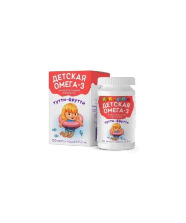mirrolla Children's Omega 3 Cook La Cook with Tutti-Frutti taste N100 caps