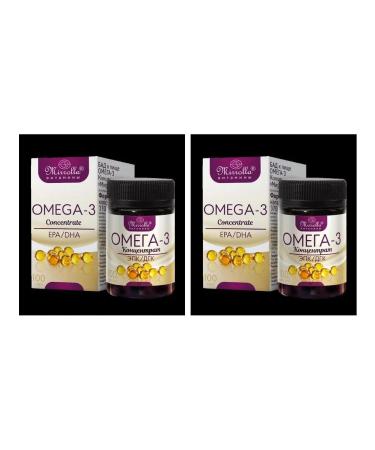omega 3 concentrate of Mirrolla N100 caps 370 mg - 2pcs