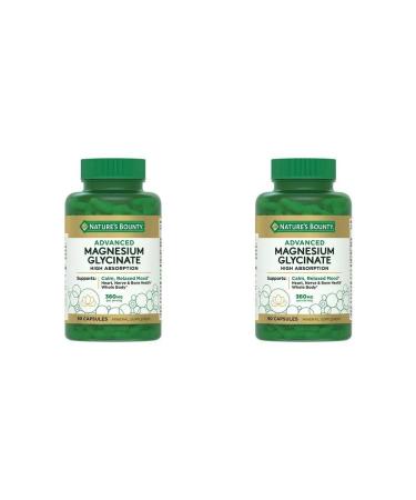 Nature's Bounty Magnesium Glycinate N90 Caps at 1158mg Natures Bounty - 2pcs