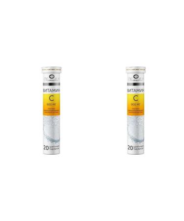 Vitamin C 900 Mirrolla with the taste of orange n20 tables - 2pcs