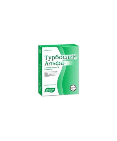 Evalar turboshelim alpha-lipoic k-te L-carnitin N60 table