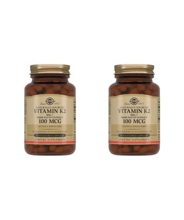SOLGAR Natural vitamin K2 (menachinon 7) -100mkg N50 caps - 2pcs