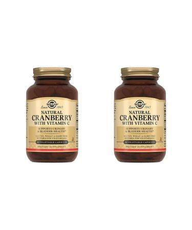 SOLGAR Natural cranberry with vitamin C N60 caps - 2pcs