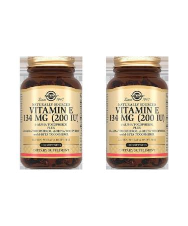 SOLGAR Vitamin E 134 mg (200m) N100 caps 684 mg - 2pcs