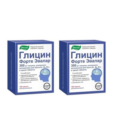 Evalar Glycine Fort N120 Table d dawns at 0.6g - 2pcs