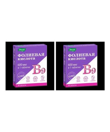 Evalar Folic acid with vitamins B12 and B6 N90 Table 0 2pcs