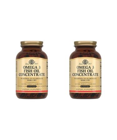 SOLGAR Omega -3 n60 caps - 2pcs fish oil concentrate