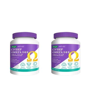 Evalar Super omega 3-6-9 N80 caps 1.2 g-2pcs