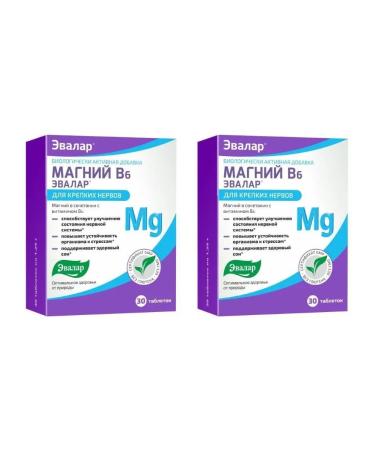 Evalar Magnesium B6 N30 table 1.25g - 2pcs