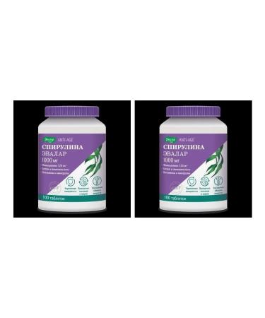 Evalar Spirulina 1000mg N100 table 1.1 g - 2pcs