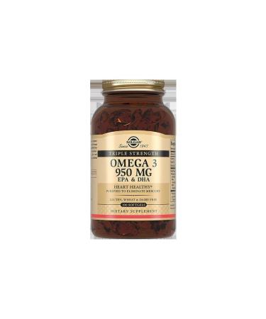 SOLGAR Triple omega-3 950mg EPK and DGK N100 caps - Buy Online on GoSupps.com