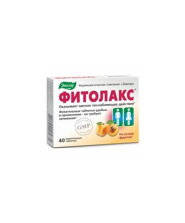Evalar Fitolax n40 table chews 0.5g