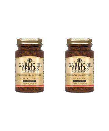 SOLGAR garlic oil perles N100 caps - 2pcs