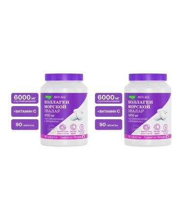 Evalar Collagen Marine 6000 Mg N90 Table P O 1.2g - 2pcs