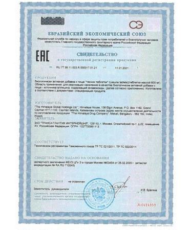 Himalaya Garlic tablets N60 table of 600 mg - 2pcs - Buy Online on GoSupps.com