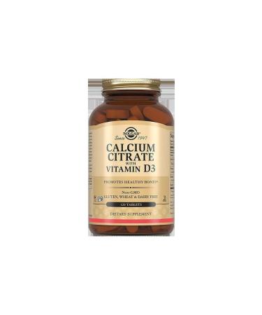 SOLGAR Calcium citrate with vitamin D3 N120 table 1602mg