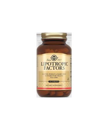 SOLGAR Lipotropic factor N50 table - 2pcs - Buy Online on GoSupps.com